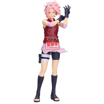Banpresto Sakura Haruno Naruto Shippuden Figurine d'action Grandiste 26 cm PZ71144P Multicolore Figurine à collectionner Idéal pour les fans d'Anime Banpresto Sakura Haruno Naruto Shippuden Figurine d'action Grandiste 26 cm PZ71144P Multicolore Figurine à collectionner Idéal pour les fans d'Anime