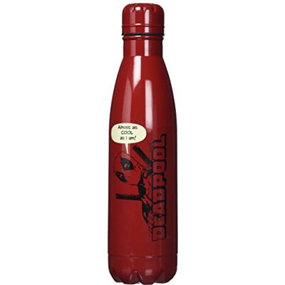 Marvel Mdb25394 Gourde en Acier 500 ml Deadpool Adulte Unisexe, Multicolor, 26 cm Marvel Mdb25394 Gourde en Acier 500 ml Deadpool Adulte Unisexe, Multicolor, 26 cm