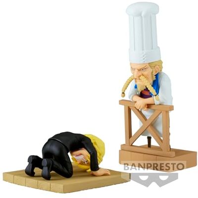 Banpresto Figurine d'action Sanji et Zeff 2 One Piece World Collectable Log Stories, 8 cm, multicolore, BP88986P Banpresto Figurine d'action Sanji et Zeff 2 One Piece World Collectable Log Stories, 8 cm, multicolore, BP88986P