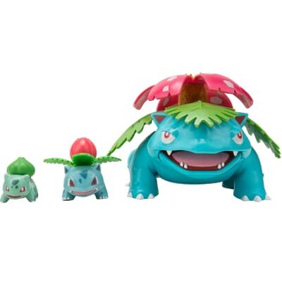 Jazwares Pokémon PKW2775 Select Evolution Lot de 3 figurines comprenant 2 bulbasaures, 3 figurines Ivysaure et Venusaure de 30,5 cm, multicolore Jazwares Pokémon PKW2775 Select Evolution Lot de 3 figurines comprenant 2 bulbasaures, 3 figurines Ivysaure et Venusaure de 30,5 cm, multicolore