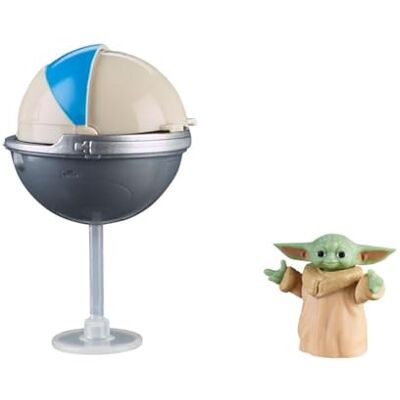 Hasbro Star Wars Epic Hero Series Grogu Figurine d'action de 2,5 cm de haut et landau stationnaire, jouets pour garçons et filles de 4 ans G0101 Hasbro Star Wars Epic Hero Series Grogu Figurine d'action de 2,5 cm de haut et landau stationnaire, jouets pour garçons et filles de 4 ans G0101