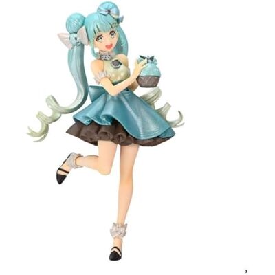 Furyu Hatsune Miku Statuette Chocolat Menthe Perle 17 cm Furyu Hatsune Miku Statuette Chocolat Menthe Perle 17 cm