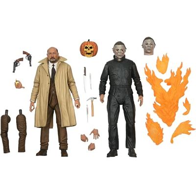 NECA Michael Myers RXZER23 Halloween 2 Lot de 2 figurines Action Multicolore NECA Michael Myers RXZER23 Halloween 2 Lot de 2 figurines Action Multicolore