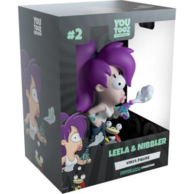 YouTooz Futurama Leela & Nibbler Figurine en vinyle 11,4 cm YouTooz Futurama Leela & Nibbler Figurine en vinyle 11,4 cm