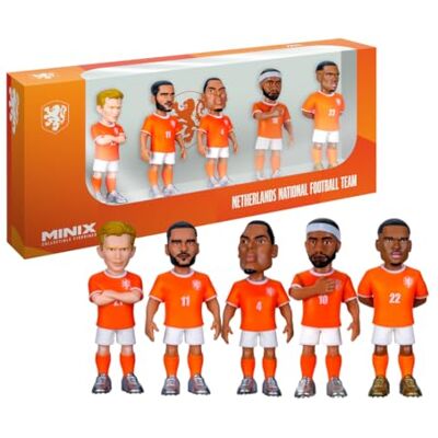 MINIX Football Stars Coupe du Monde Pack Pays-Bas 5 figurines Figurine à collectionner 7 cm (Van Dijk, Depay, De Jong, Gakpo, Dumfries) MINIX Football Stars Coupe du Monde Pack Pays-Bas 5 figurines Figurine à collectionner 7 cm (Van Dijk, Depay, De Jong, Gakpo, Dumfries)