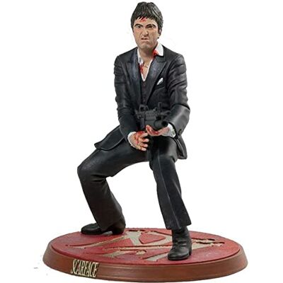 SD TOYS Figurine Tony Montana Bloody Scarface Figurine de 18 cm avec socle d'exposition SD TOYS Figurine Tony Montana Bloody Scarface Figurine de 18 cm avec socle d'exposition