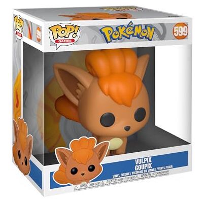 Funko Pop! Jumbo: Pokemon Vulpix Goupix Figurine en Vinyle à Collectionner Idée de Cadeau Produits Officiels Jouets pour Les Enfants et Adultes Video Games Fans Funko Pop! Jumbo: Pokemon Vulpix Goupix Figurine en Vinyle à Collectionner Idée de Cadeau Produits Officiels Jouets pour Les Enfants et Adultes Video Games Fans