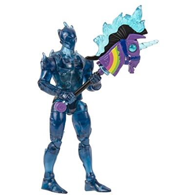 Jazwares Fortnite Zero (Master Grade) – Figurine articulée lumineuse de 10,2 cm avec outil de récolte, dos bling et armes, FNT1069, multicolore Jazwares Fortnite Zero (Master Grade) – Figurine articulée lumineuse de 10,2 cm avec outil de récolte, dos bling et armes, FNT1069, multicolore
