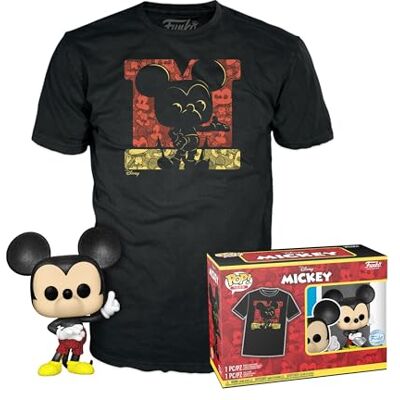 Funko Pop! & Tee: Disney Mickey Mouse Diamant Pailleté Medium T-Shirt Vêtements avec Une Figurine en Vinyle à Collectionner Idée de Cadeau Jouets et Top à Manches Courtes Les Hommes Funko Pop! & Tee: Disney Mickey Mouse Diamant Pailleté Medium T-Shirt Vêtements avec Une Figurine en Vinyle à Collectionner Idée de Cadeau Jouets et Top à Manches Courtes Les Hommes