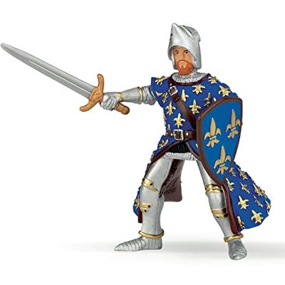 Papo Figurines A Collectionner Prince Philippe Avec Son Armure Et Son Epée Couleur Bleu Monde Medieval Pour Enfants Filles et Garçons A Partir De 3 Ans Papo Figurines A Collectionner Prince Philippe Avec Son Armure Et Son Epée Couleur Bleu Monde Medieval Pour Enfants Filles et Garçons A Partir De 3 Ans