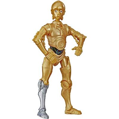 Hasbro Star Wars Galaxy of Adventures C-3PO Figurine d'action à l'échelle 12,7 cm avec Fonction Amusante de démolition droïde, Jouets pour Enfants à partir de 4 Ans Hasbro Star Wars Galaxy of Adventures C-3PO Figurine d'action à l'échelle 12,7 cm avec Fonction Amusante de démolition droïde, Jouets pour Enfants à partir de 4 Ans