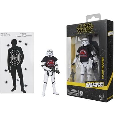Hasbro Star Wars Black Series Stormtrooper "May 4th is Star Wars Day! Star Wars Gift Star Wars G2518 Premium Collection Figurine d'action 15 cm Hasbro Star Wars Black Series Stormtrooper "May 4th is Star Wars Day! Star Wars Gift Star Wars G2518 Premium Collection Figurine d'action 15 cm