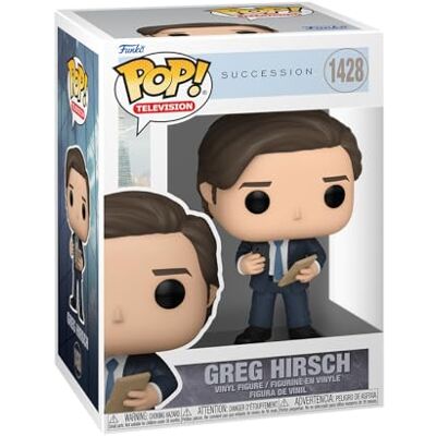 Funko Pop! TV: Succession Greg Hirsh Hirsch Figurine en Vinyle à Collectionner Idée de Cadeau Produits Officiels Jouets pour les Enfants et Adultes TV Fans Funko Pop! TV: Succession Greg Hirsh Hirsch Figurine en Vinyle à Collectionner Idée de Cadeau Produits Officiels Jouets pour les Enfants et Adultes TV Fans