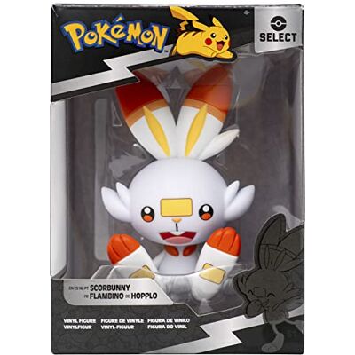 Pokémon PKW2520 Figurine Scorbunny Select 10,2 cm En vinyle Multicolore Pokémon PKW2520 Figurine Scorbunny Select 10,2 cm En vinyle Multicolore