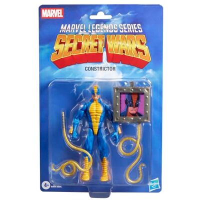Marvel Legends Series, figurine de collection Secret Wars Constrictor de 15 cm avec bouclier lenticulaire, inspirée des bandes dessinées Marvel Legends Series, figurine de collection Secret Wars Constrictor de 15 cm avec bouclier lenticulaire, inspirée des bandes dessinées