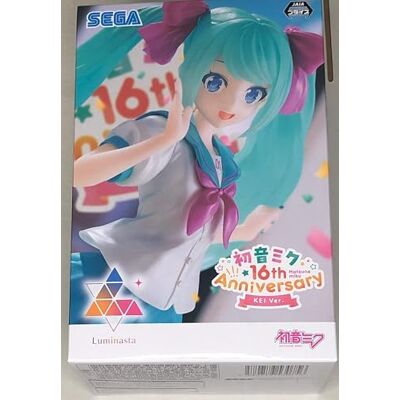 SEGA GOODS Hatsune Miku 16ème Anniversaire vers. KEI Figurine Luminasta 18cm SEGA GOODS Hatsune Miku 16ème Anniversaire vers. KEI Figurine Luminasta 18cm