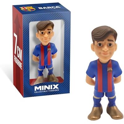 MINIX Football Stars Mini Format FC Barcelone GAVI Figurine à Collectionner 7 cm MINIX Football Stars Mini Format FC Barcelone GAVI Figurine à Collectionner 7 cm