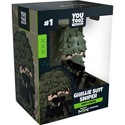YouTooz Ghillie Suit Sniper 4.2" Vinyl Figure, Official Licensed Collectible Ghost from Call of Duty: Modern Warfare 2 Video Game Figure, by Modern Warefare 2 Collection YouTooz Ghillie Suit Sniper 4.2" Vinyl Figure, Official Licensed Collectible Ghost from Call of Duty: Modern Warfare 2 Video Game Figure, by Modern Warefare 2 Collection