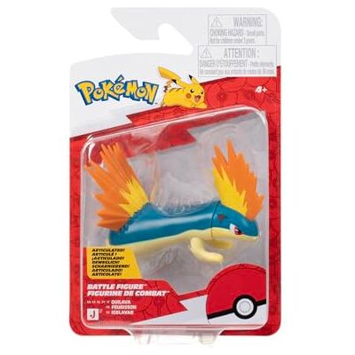 Pokémon Figurine de combat PKW4532 Quilava Officiel pour enfants de 4 ans et plus Pokémon Figurine de combat PKW4532 Quilava Officiel pour enfants de 4 ans et plus