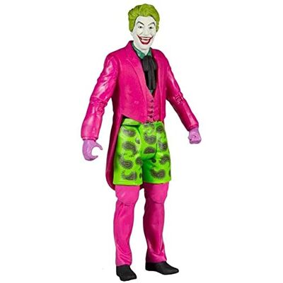 BANDAI McFarlane- DC Retro Wave 2 Batman 66 Short de Bain The Joker Figurine Collector 15,2 cm, TM15043, Multicolore BANDAI McFarlane- DC Retro Wave 2 Batman 66 Short de Bain The Joker Figurine Collector 15,2 cm, TM15043, Multicolore