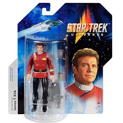 BANDAI Figurine Star Trek Captain James T. Kirk Figurine articulée de 12,7 cm Star Trek The Wrath Of Khan BANDAI Figurine Star Trek Captain James T. Kirk Figurine articulée de 12,7 cm Star Trek The Wrath Of Khan