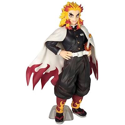 BANDAI Figurine Ichibansho – Demon Slayer : Kimetsu no Yaiba – Kyojuro Rengoku (The Hashira), Spirits Statue de Collection BANDAI Figurine Ichibansho – Demon Slayer : Kimetsu no Yaiba – Kyojuro Rengoku (The Hashira), Spirits Statue de Collection