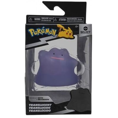 Pokémon PKW2742-7,5 cm Select Figurines – Ditto (transparent) – Figurine officielle Pokémon PKW2742-7,5 cm Select Figurines – Ditto (transparent) – Figurine officielle