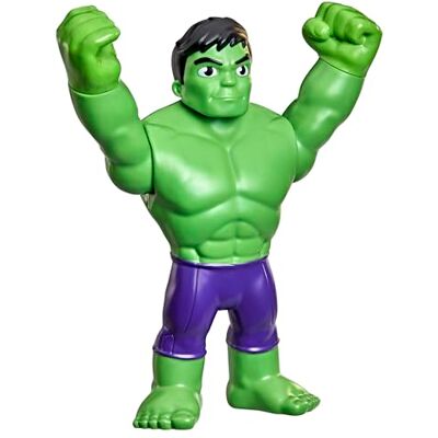 Marvel Spidey et ses Amis Extraordinaires, figurine de super-héros format géant Hulk de 22,5 cm pour enfants à partir de 3 ans, figurines Avengers Marvel Spidey et ses Amis Extraordinaires, figurine de super-héros format géant Hulk de 22,5 cm pour enfants à partir de 3 ans, figurines Avengers