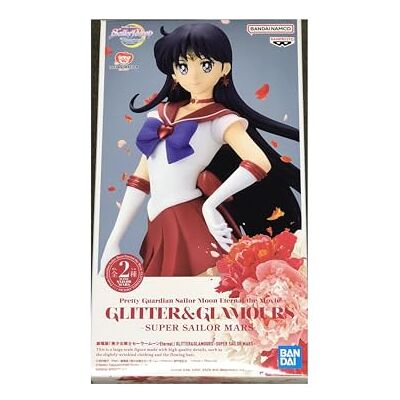 Banpresto BP19376 Sailor Moon Figurine d'action Super Sailor Mars, (VerA), Pretty Guardian Sailor Moon Eternal The Movie, Glitter & Glamours, 23 cm, Multicolore Banpresto BP19376 Sailor Moon Figurine d'action Super Sailor Mars, (VerA), Pretty Guardian Sailor Moon Eternal The Movie, Glitter & Glamours, 23 cm, Multicolore