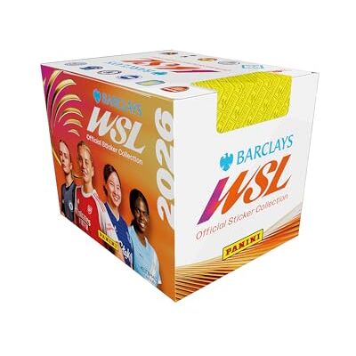 Panini Barclays Super League Lot de 50 paquets d'autocollants pour femme Collection officielle 2026 Panini Barclays Super League Lot de 50 paquets d'autocollants pour femme Collection officielle 2026
