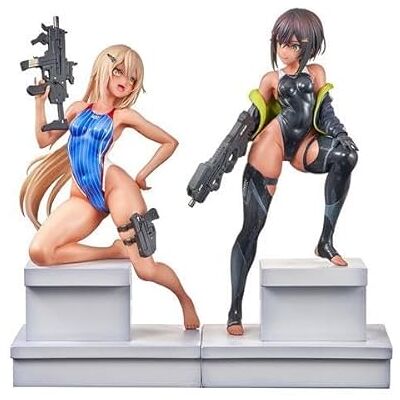 Figurine Arms Note - Équipe de natation Bucho-chan & Kohai-chan - 22cm - Série artistique Figurine Arms Note - Équipe de natation Bucho-chan & Kohai-chan - 22cm - Série artistique