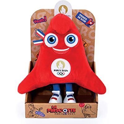 Mascotte officielle Paris 2024 Doudou Et Compagnie - Peluche 25 cm - Vitrine Mascotte officielle Paris 2024 Doudou Et Compagnie - Peluche 25 cm - Vitrine
