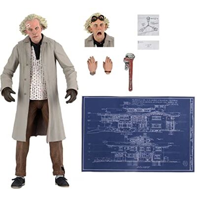 NECA Figurine Retour vers le Futur Ultimate Doc Brown 18 cm 0634482536148 NECA Figurine Retour vers le Futur Ultimate Doc Brown 18 cm 0634482536148