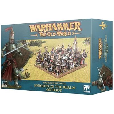 Games Workshop Warhammer The Old World : Royaume de Bretonnie Chevaliers du royaume à pied Noir Games Workshop Warhammer The Old World : Royaume de Bretonnie Chevaliers du royaume à pied Noir