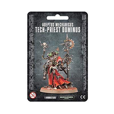 Games Workshop Figurine d'action Warhammer Adeptus Mechanicus Tech-Priest Dominus Noir 990 cm Games Workshop Figurine d'action Warhammer Adeptus Mechanicus Tech-Priest Dominus Noir 990 cm