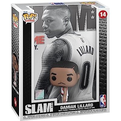 Funko Pop! NBA Cover: Slam Damian Lillard Figurine en Vinyle à Collectionner Idée de Cadeau Produits Officiels Jouets pour Les Enfants et Adultes Sports Fans Funko Pop! NBA Cover: Slam Damian Lillard Figurine en Vinyle à Collectionner Idée de Cadeau Produits Officiels Jouets pour Les Enfants et Adultes Sports Fans