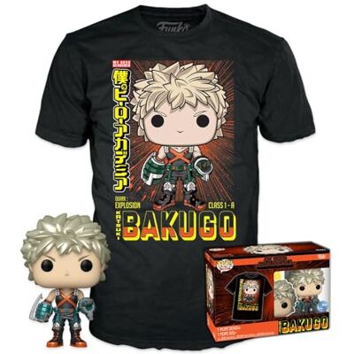 Funko My Hero Academia Booble Head Pop N° 249 Bakugo (MT) +T-Shirt (XL) Funko My Hero Academia Booble Head Pop N° 249 Bakugo (MT) +T-Shirt (XL)