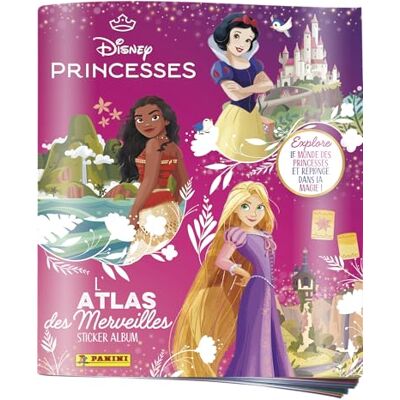 Panini Disney Princesses-L'ATLAS des Merveilles Album, 004677AF Panini Disney Princesses-L'ATLAS des Merveilles Album, 004677AF