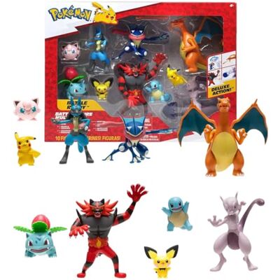 Pokémon Pokemon Multipack 10 Pack Pikachu, Squirtle, Bulbasaur, Charmander, Froakie, Yamper, Gible, Growlithe, Oddish, Cinderace Pokémon Pokemon Multipack 10 Pack Pikachu, Squirtle, Bulbasaur, Charmander, Froakie, Yamper, Gible, Growlithe, Oddish, Cinderace