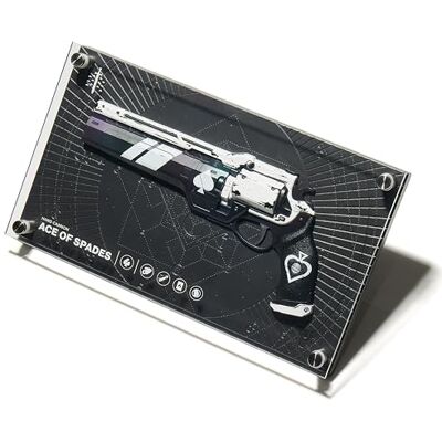 Numskull Figurine d’arme exotique Ace of Spades – Statue de collection en édition limitée 30 x 17 cm – Produit officiel Destiny – Figurine du jeu vidéo FPS de science-fiction Numskull Figurine d’arme exotique Ace of Spades – Statue de collection en édition limitée 30 x 17 cm – Produit officiel Destiny – Figurine du jeu vidéo FPS de science-fiction