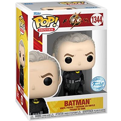Funko Pop! Movies DC: The Flash Batman (Keaton) Unmasked (ALT) (PX Exclusive) #1344 Vinyl Figure Funko Pop! Movies DC: The Flash Batman (Keaton) Unmasked (ALT) (PX Exclusive) #1344 Vinyl Figure