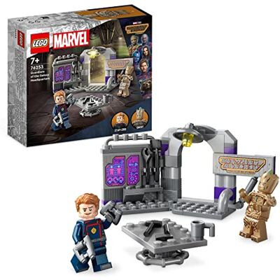Lego 76253 Marvel Le QG des Gardiens de la Galaxie Volume 3, Jeu avec Minifigurines Groot et Star-Lord, Jouet Super-Héros Enfants, Filles et Garçons Dès 7 Ans Lego 76253 Marvel Le QG des Gardiens de la Galaxie Volume 3, Jeu avec Minifigurines Groot et Star-Lord, Jouet Super-Héros Enfants, Filles et Garçons Dès 7 Ans