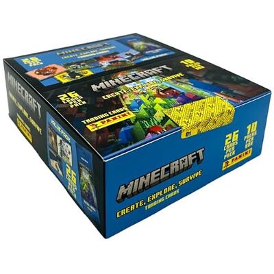 Panini Minecraft Cartes à collectionner – Create, Explore, Survive – Trading Cards (Fatpack Box) Panini Minecraft Cartes à collectionner – Create, Explore, Survive – Trading Cards (Fatpack Box)