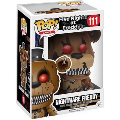 Funko Nightmare Freddy - Figurine en vinyle - Collection - Idée cadeau - FNAF Funko Nightmare Freddy - Figurine en vinyle - Collection - Idée cadeau - FNAF
