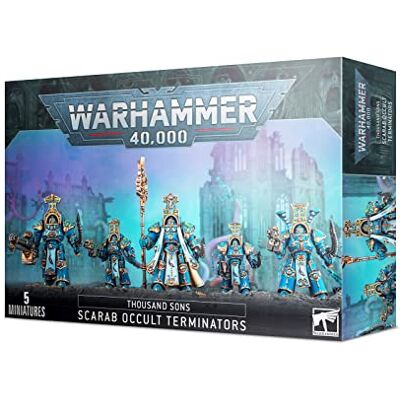 Games Workshop 991100000040 in Thousand Sons Scarab Occult Terminators, Noir Games Workshop 991100000040 in Thousand Sons Scarab Occult Terminators, Noir