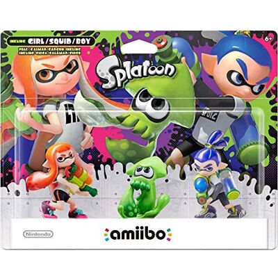 Nintendo Splatoon Amiibo Triple Pack (Girl/Squid/Boy) Nintendo Splatoon Amiibo Triple Pack (Girl/Squid/Boy)