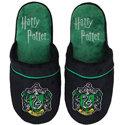 Cinereplicas Harry Potter Chaussons Pantoufles Licence Officielle Adulte, Serpentard, Medium/Large Cinereplicas Harry Potter Chaussons Pantoufles Licence Officielle Adulte, Serpentard, Medium/Large