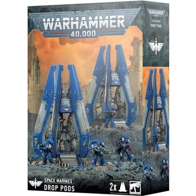 Games Workshop Warhammer 40 000 Space Marines : Drop Pods Games Workshop Warhammer 40 000 Space Marines : Drop Pods