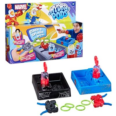 Hasbro Hydro Pods Marvel Clash & Splash Duel, Jouet Surprise activé par l'eau Hasbro Hydro Pods Marvel Clash & Splash Duel, Jouet Surprise activé par l'eau