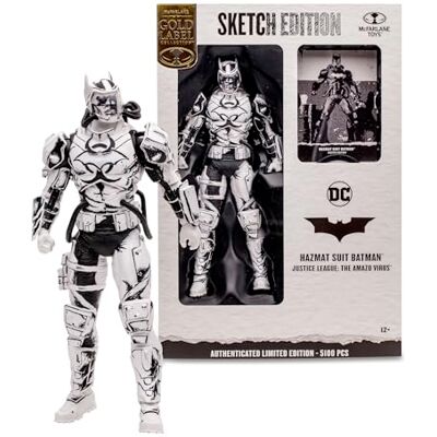 McFarlane DC Multiverse Action Figure Hazmat Costume Batman (Line Art) (Gold Label) 18 cm McFarlane DC Multiverse Action Figure Hazmat Costume Batman (Line Art) (Gold Label) 18 cm